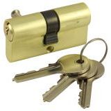 Цилиндр ключ-ключ Vintage V60-3SB матовое золото